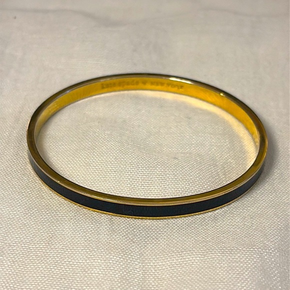 Kate Spade - Black Enamel Bangle - Picture 2 of 2